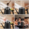 Stainless Steel Teapot with Strainer Insert, 1.5 L Black Teapot