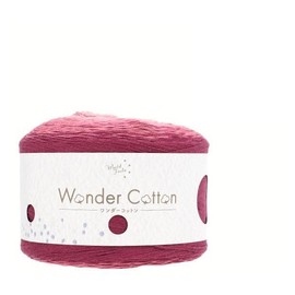 Yuzawaya Spring/summerYarn Wonder Cotton Medium - Tipo fino Rosa Color No.25