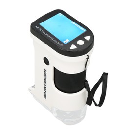 Microscopio Digital de Mano con Pantalla de 2", Cámara de Microscopio Portátil 800X para Niños Y Adultos, Batería de 2000 MAh, Mini Microscopio USB de Bolsillo para Moneda de Piedra Vegetal