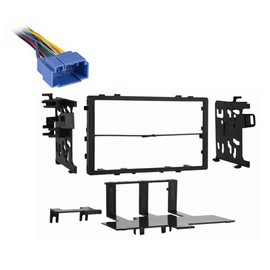 Harmony Audio Compatible with Honda Civic 1999 2000 Double DIN Stereo Harness Radio Install Dash Kit Package