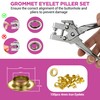 WedDecor Heavy Duty Hole Punch Plier Kit with 4mm Gold