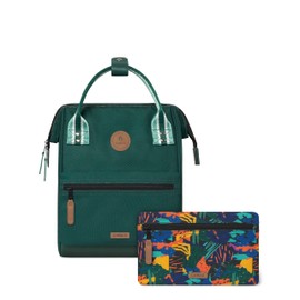 Cabaïa Waterproof Backpack - Molle System and Trendy Design for Men and Women - Robust Nylon, Padded Comfort - Ideal for Travel, School, Work - Blue, Lima., Unit size