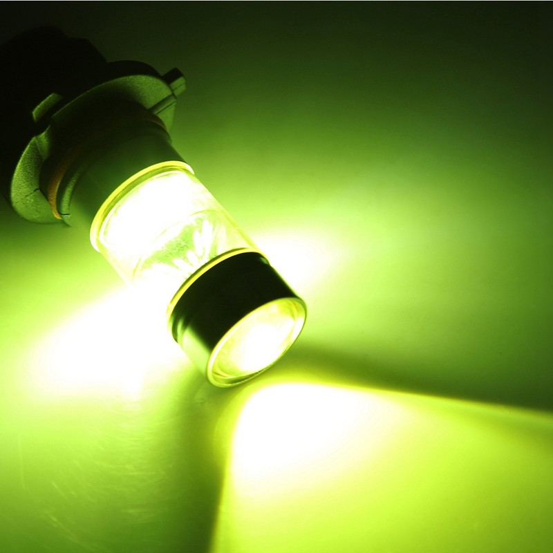 2PC 9006 100W 4300K Yellow LED Headlight Bulbs Kit Fog