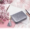 Coco Rossi Women's Small Credit Card Wallet RFID Cute Glitter