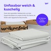 Wolkenfeld Emilia Bed Linen Light Grey White