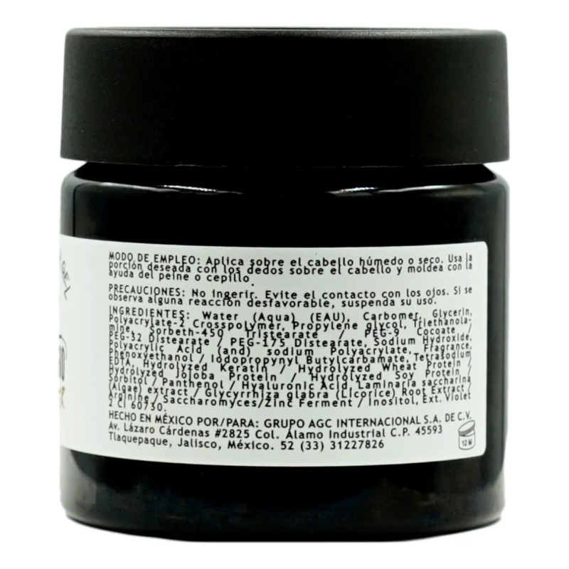 Lobo Negro Hunter Cera Gel Hombre Para Cabello Barba 250g