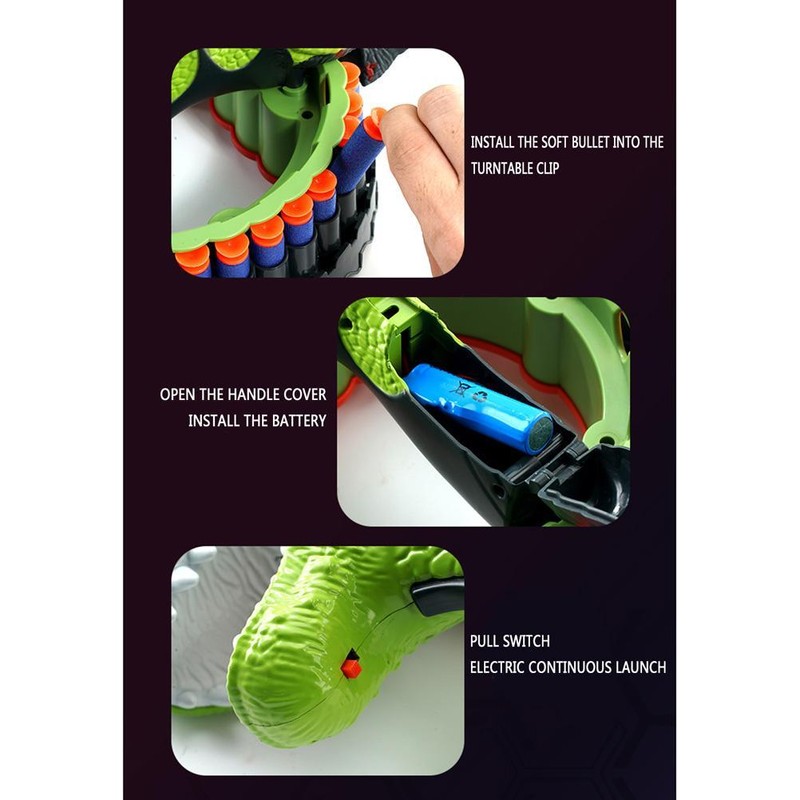 Bracelet Dinosaur Roar Electric Blasting Toy Shooter Electric Burst Game