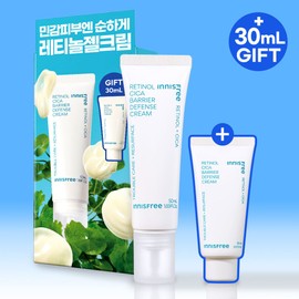 INNISFREE Retinol Cica Barrier Defense Cream 50ml Set (+30ml) - [SET] Cream 50ml (+30ml)