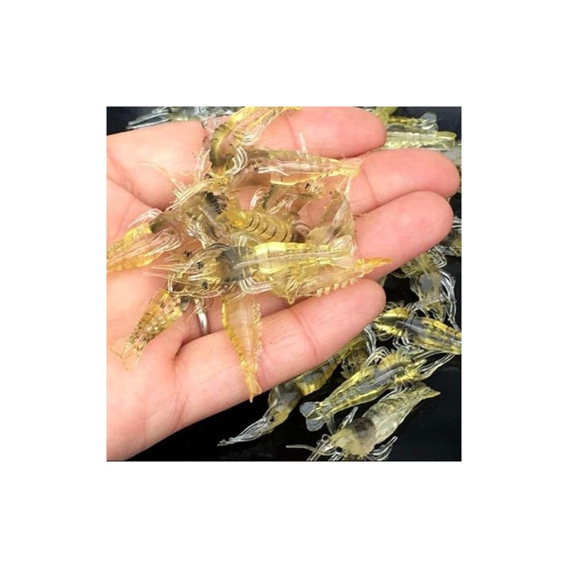10 Pcs 4cm Simulation Fake Bait Grass Shrimp Lures Soft