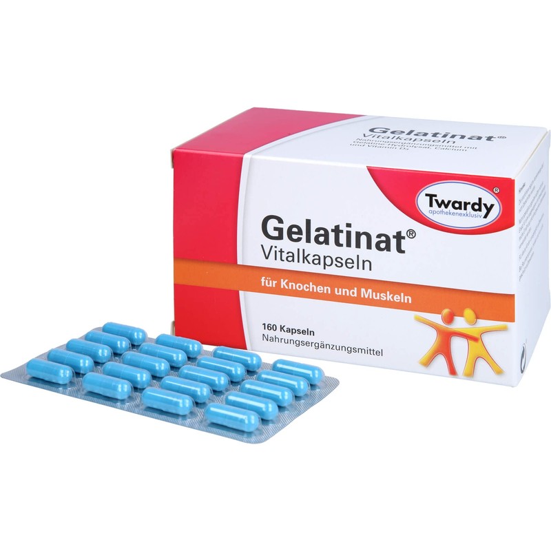 GELATINAT Vital Capsules, Pack of 160