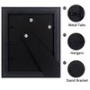 GraduationMall 8x10 Picture Frames, Real Glass, Display Photos for Wall
