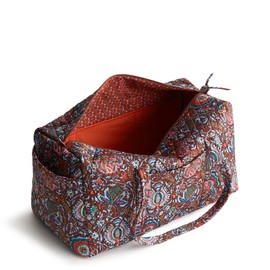Vera Bradley Women's Cotton Large Original Duffel, Marrakesh Cinnamon, One Size