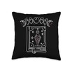 Witch Spell Book Witchcraft Potion Moon Phases Throw Pillow