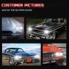 CHUSYYRAY 4PCS 5-3/4" 5.75" LED Headlights HI/LO Beam for Pontiac