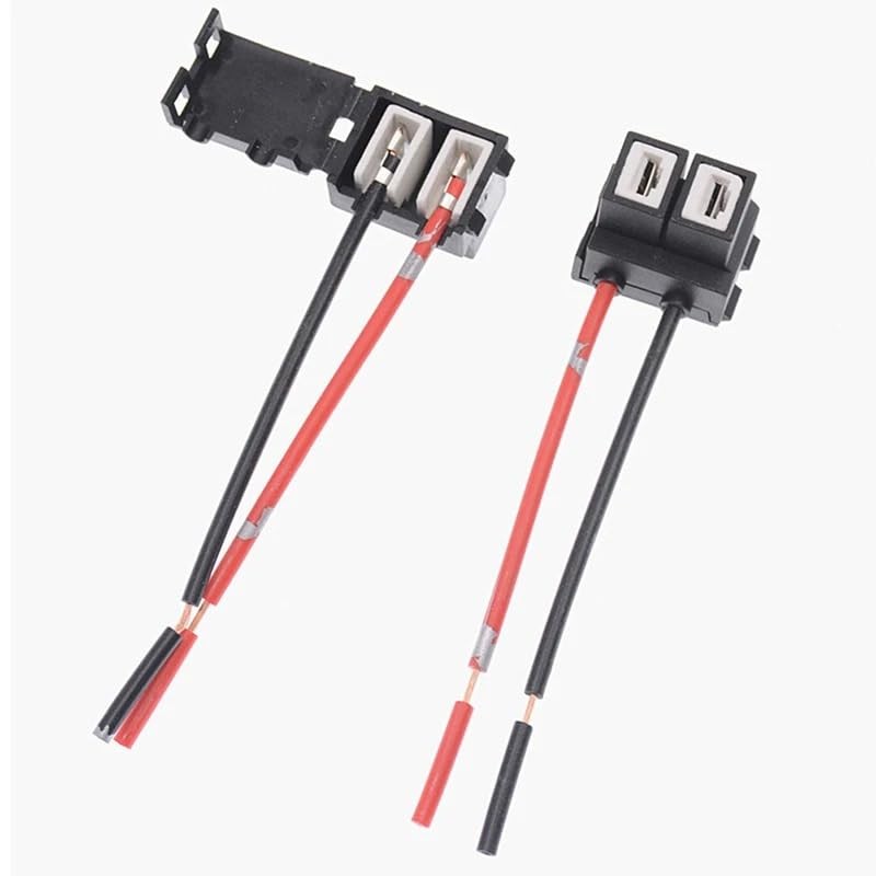 2pcs Ceramic H7 2 Pin Headlight Replacement Repair Bulb Holder
