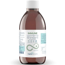 3 in 1 - Liposomal Vitamin C (1000 mg) I OPC (200 mg) I Zinc (15 mg) I Immune System I High Dose I High Bioavailability I Liquid | Ascorbic Acid I Mighty Elements Immune 250 ml