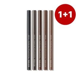 The Saem [1+1]The Saem Eco Soul Power Proof Ultra Slim Eyeliner 5colors BR01 Thrill Brown BR01 Thrill Brown / [1+1]더샘 에코 소울 파워프루프 초슬림 아이라이너 5colors BR01 스릴 브라운 BR01 스릴 브라운