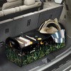 FREZORA WildFlower 50L Waterproof Polyester Trunk Organizer Car Storage MultiCompartment