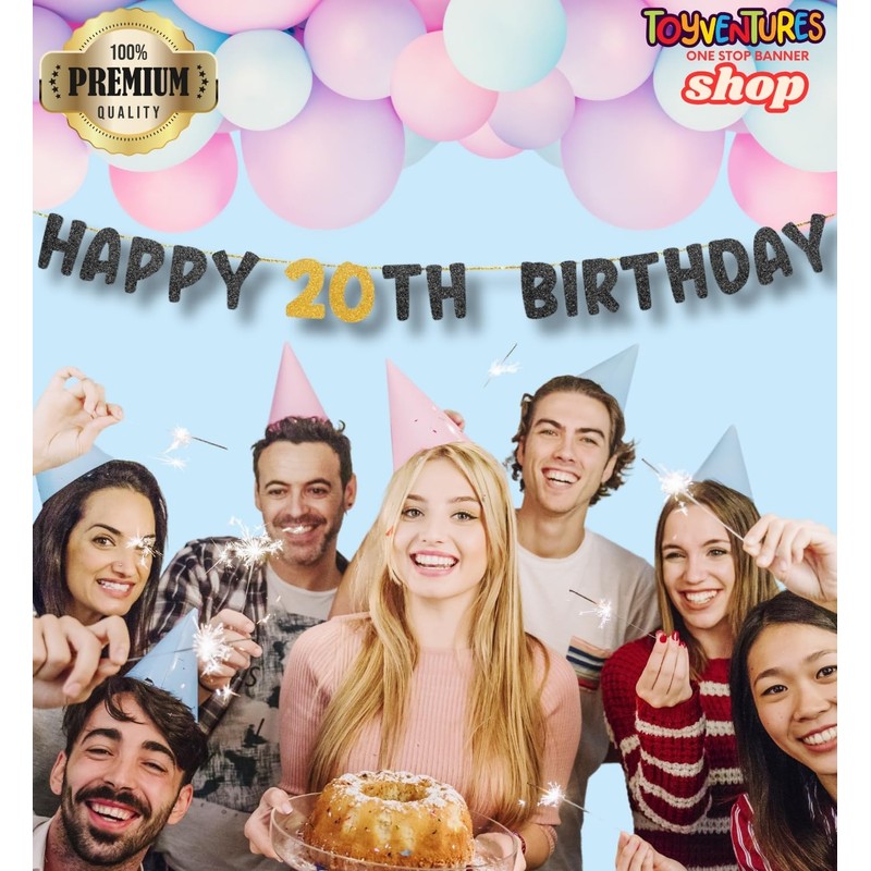 TOYVENTURES 70th Birthday Banner pre strung - NO DIY -