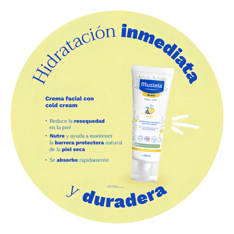 Mustela Crema Facial Nutritiva Cold Cream 40ml