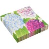 Caspari Hydrangea Garden Napkin Luncheon, Confezione da 20, Carta, Blu,