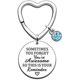 JMIMO Inspirational Gifts for Women Appreciation Keyring Birthday Congratulations Graduation Gifts for Best Friend Colleagues Daughter Son Leaving Gifts for Colleagues Women