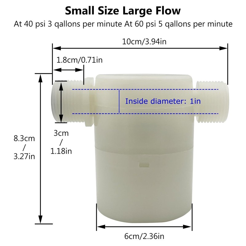 Water Float Valve, Water Level Control Water Tank Traditional Float