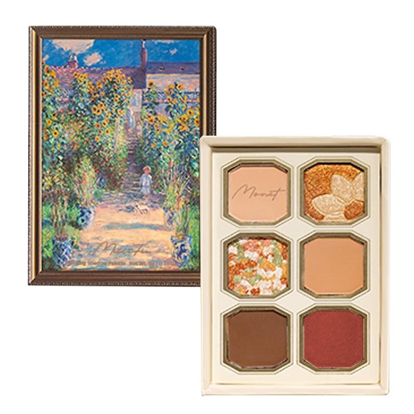 MilleFee Painting Eyeshadow Palette (05 Monet's garden) Warm Deep, Cruelty-Free,