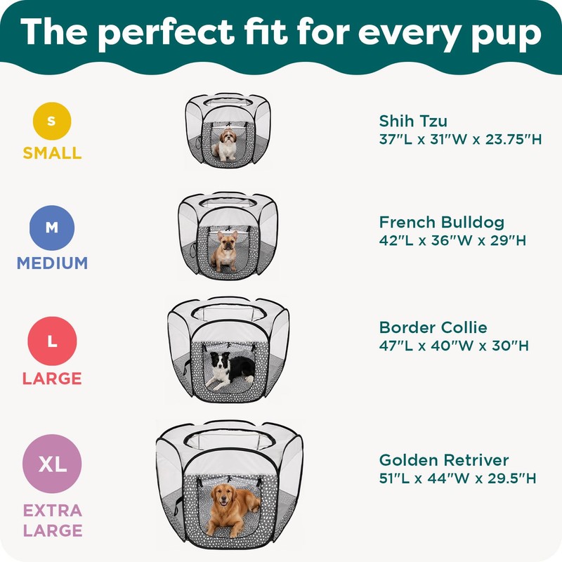 FurHaven Portable Pet Playpen for Dogs & Cats, Extra Large