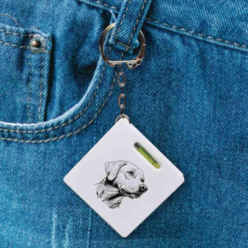 'Labrador Retriever ' Keyring Tape Measure/Spirit Level Tool (KM00041816)
