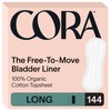Cora 100% Organic Cotton Topsheet Bladder Liners (144 Long Bladder