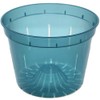 rePotme 10 inch Slotted Clear Pots - 3 Pack (Blue