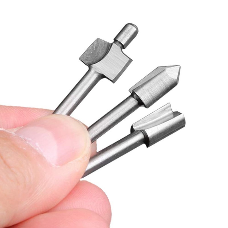 Mesee 10 Piece Cutter Set, HSS Rotary Cutting Burr Set,