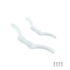 VTurboWay 2 Pack Nylon White Rope Cleat 4" Marine Grade