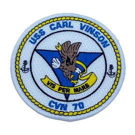 USS Carl Vinson CVN-70 Patch –Hook and Loop