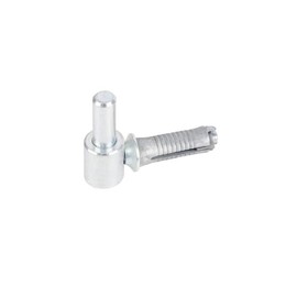 GAH-Alberts Screw-On Hinge Pin with Metric Thread Dorn 14 mm / 65 x 33 mm Oberflaeche: galvanisch gelb verzinkt