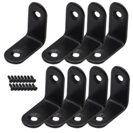 L.BLUEM Joint Metal Fittings (L-shaped, 16-piece set), Connecting Brackets, Fixing Brackets (1.2 x 1.2 x 0.8 inches (30 x 30 x 2 mm)