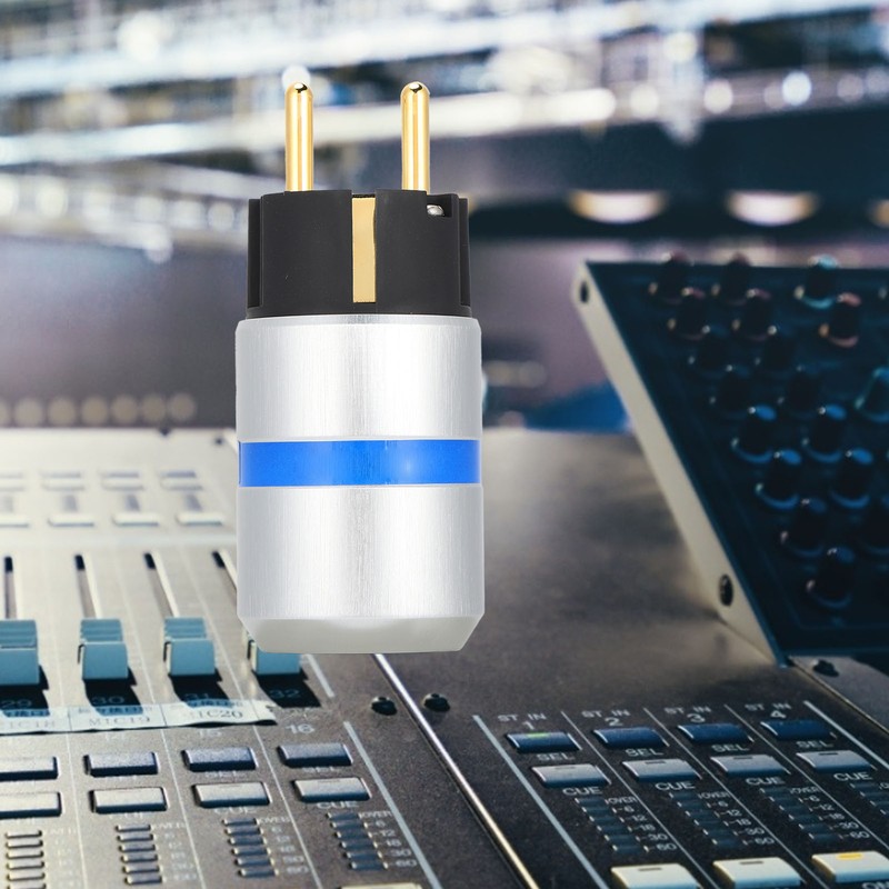 Monosaudio AC Power Plug Pure Copper 24K GoldPlated IEC Connector