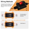 DMWD 12V-24V DC Waterproof Inline Cord Switch On Off DPST