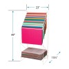 SSWBasics Tissue Paper Rack - White Wire - Floor Standing