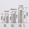 Vogueing Tool Small Pocket Pill Container Travel Portable Metal Waterproof