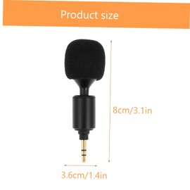 LALAFINA Live Streaming Microphone 3.5mm Connector for Laptop Phone Tablet Recording
