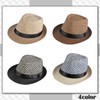 Chrome Crane CB361 Medium Folding Hat, Straw Hat, Basket Checker,