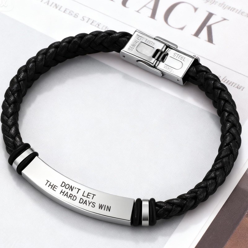 Dont Let The Hard Days Win Bracelet for Women Men