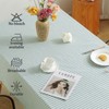 meioro Tablecloths Striped Tassel Table Cloth Rectangular Tablecloth Cotton Linen