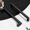 Probrico 10 Pack Matte Black Stainless Steel Modern Square Cabinet