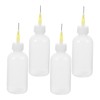 iplusmile 4pcs Precision Squeeze Bottle with Needle Tips Applicator Bottles