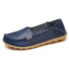 VenusCelia Mocasín Plano Natural Transpirable para Mujer, Azul Marino, 5.5