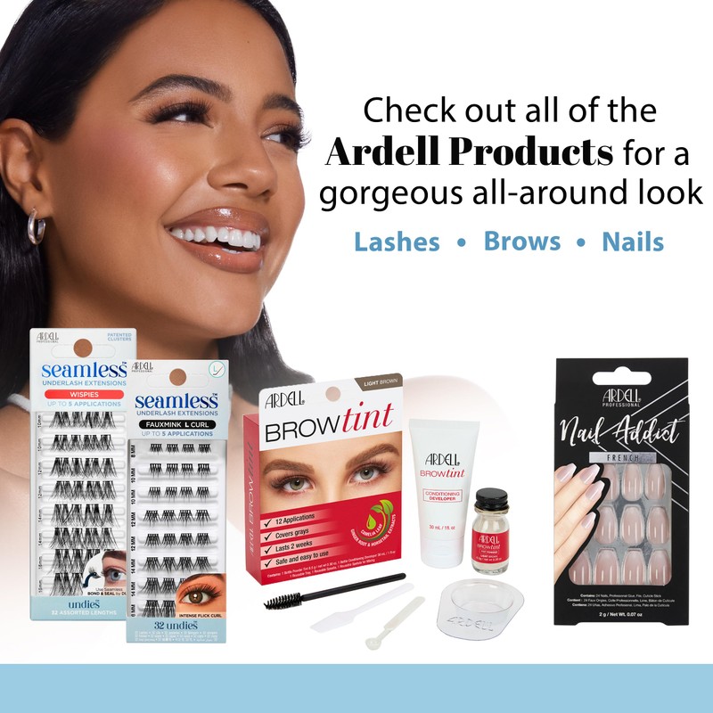 Ardell Seamless Underlash Extensions - Fauxmink L Curl, Up To