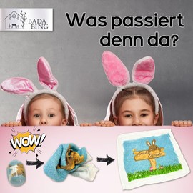 Bada Bing Magic Towel 30 x 30 Rudolph Reindeer 3 Designs Assorted Christmas Advent Calendar Gift